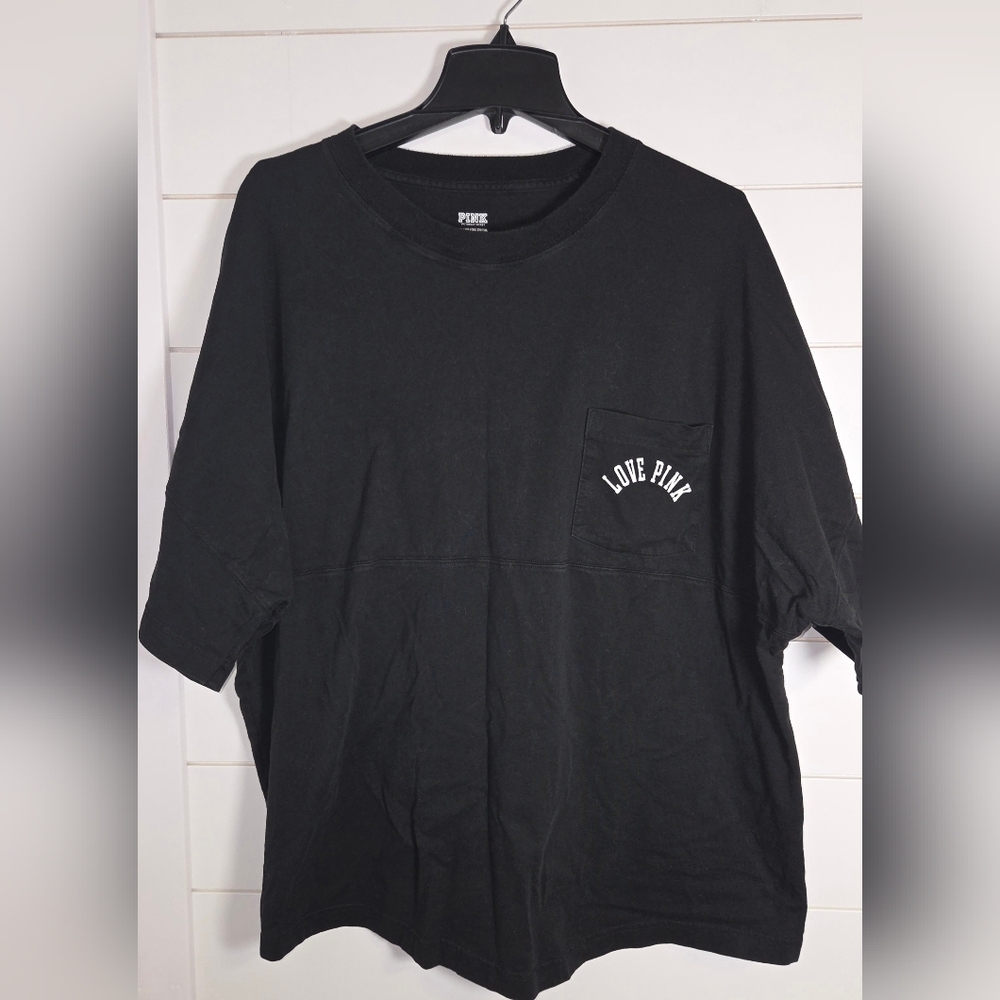 PINK Victoria's Secret Black Womens Shirt XXL